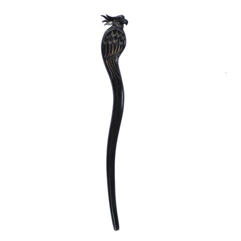 Black Buffalo Horn Dragon Hair Stick