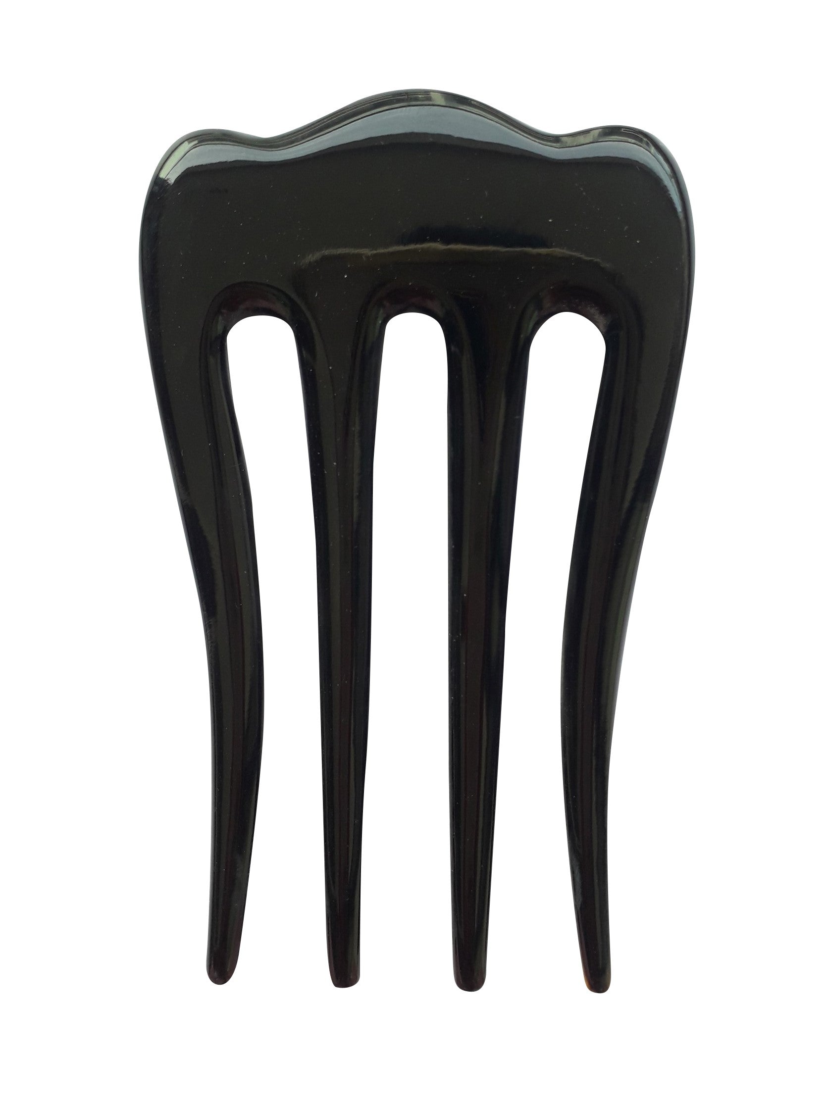 4 prongs black hair fork hairfork