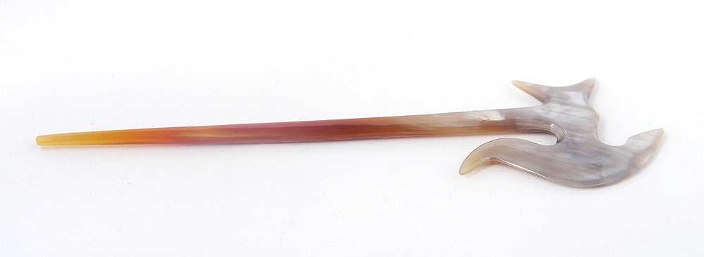 Light Shade Battle Axe hair stick, war axe Hairstick, viking war axe