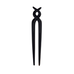 Artistic Double helix horn hair fork