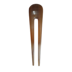 Simple 2 Prongs horn Hair fork